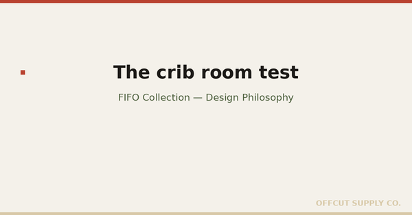 The crib room test