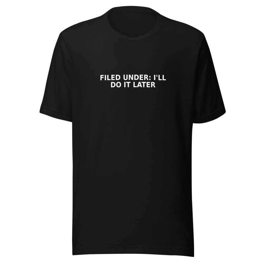 Offcut Supply Co. Filed Under: I'll Do It Later, ghost mannequin mockup, black