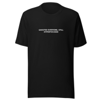 Offcut Supply Co. Ghosted Everyone, Still Hyperfocused, ghost mannequin mockup, black