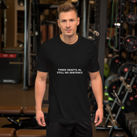 Offcut Supply Co. Three Drafts In, Still No Sentence, men's lifestyle model, black
